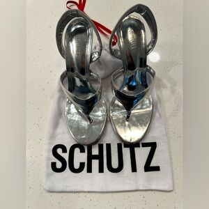 SCHUTZ Lume Sandals SILVER